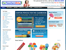 Tablet Screenshot of forteachersonly.com